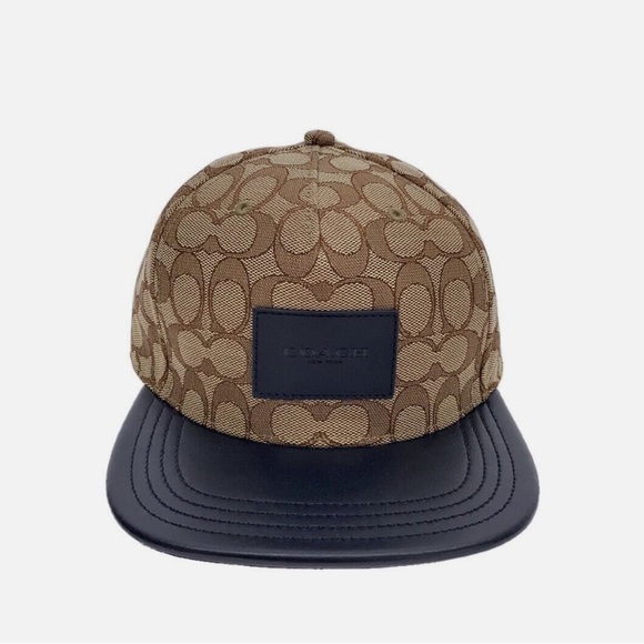 Coach Signature Brown and Black Hat - Picture 1 of 5